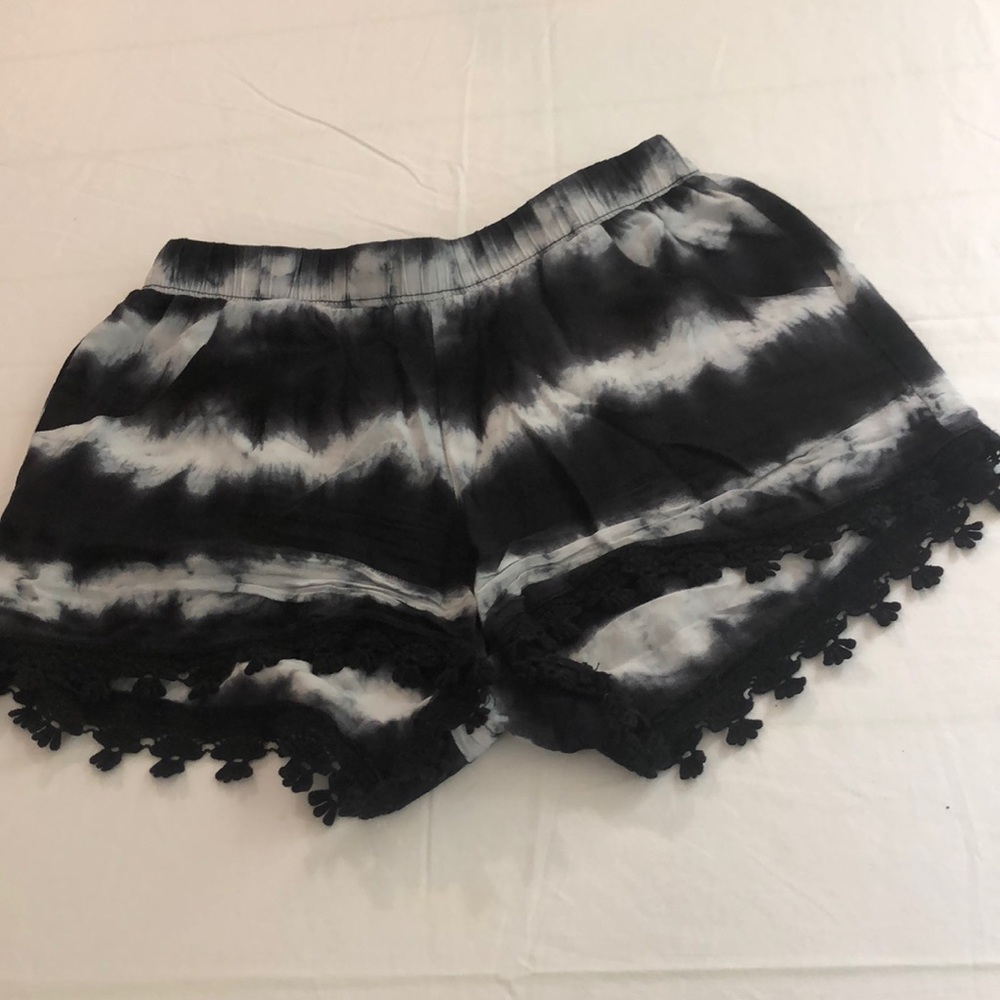 Cute black and white shorts